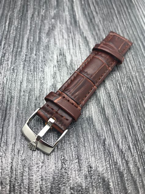 leather strap for rolex|Rolex original leather strap.